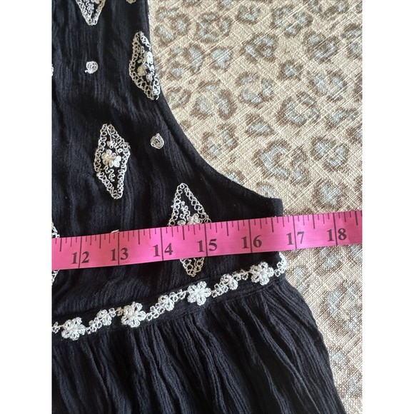 EUC, Free People Light Gauzy Boho Top Small - Picture 4 of 5